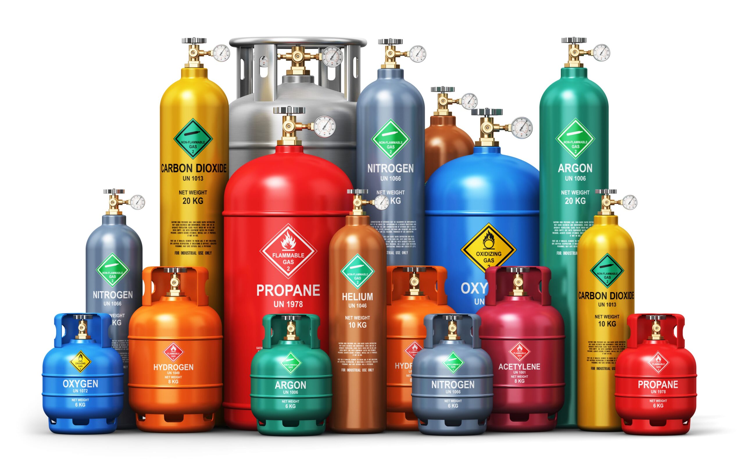 Industrial Gases Range